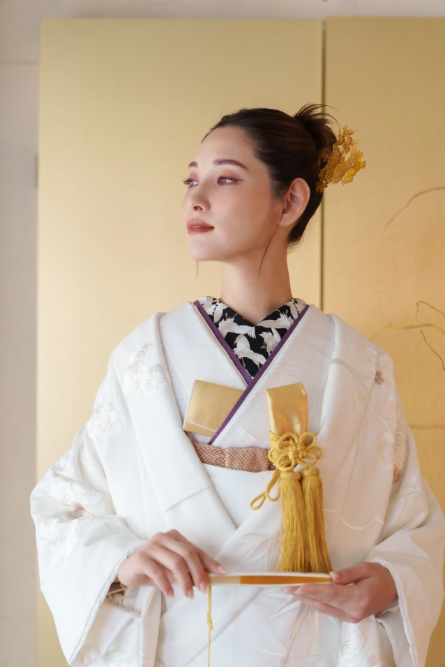 白無垢 鶴牡丹松竹梅 - Kimono（着物）- の写真1枚目